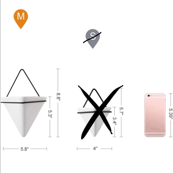 Ceramic Planters set x4 - Picture 4 of 4